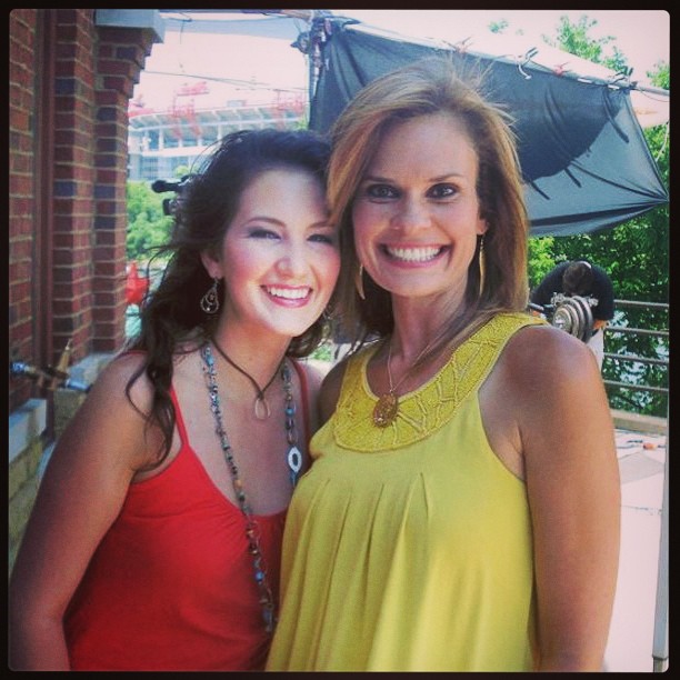 CMA Music Fest 2008. Country newcomer Katie Armiger with GAC TV’s